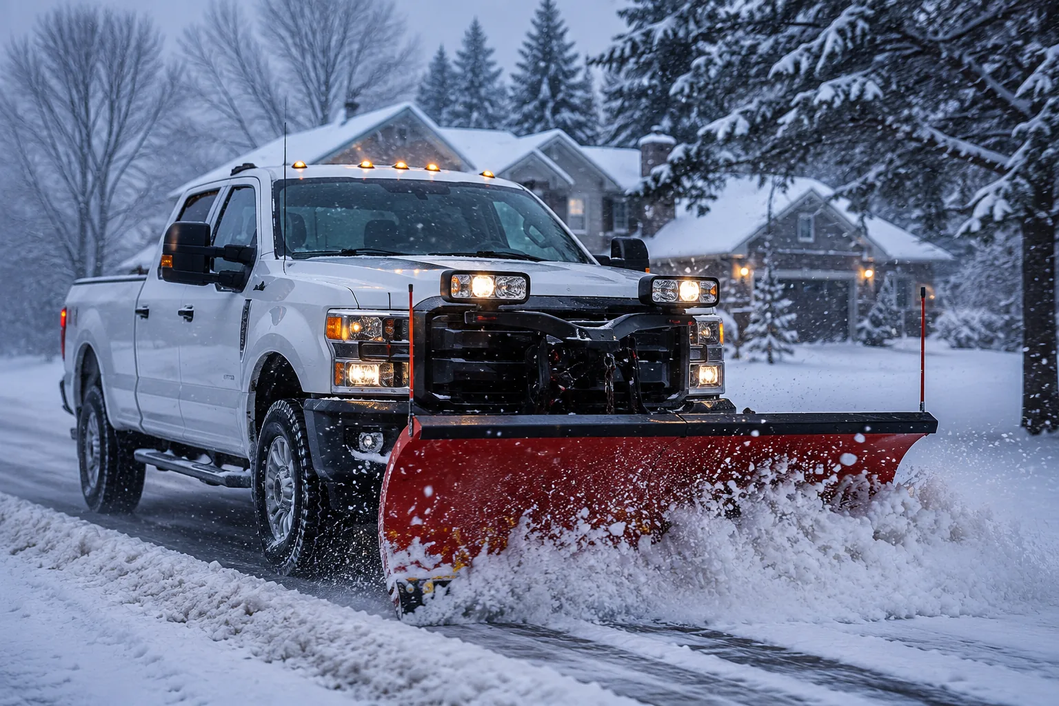 Professional snow removal service